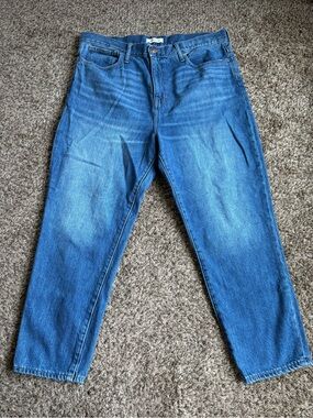 Madewell The Momjean in Stratfield Wash 100% Cotton size 33